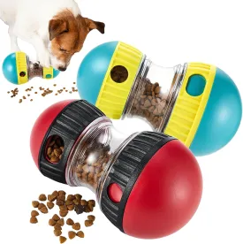 2 Pcs Dog Interactive Puzzle Toys Dog Toy Treat Dispenser Rolling Adjustable Food Dispensing Treat Dispenser Puppy Puzzle Feeder Slow Feeding for Training Large Medium Chewers Breed Pet Gift