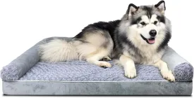 2XL Extra Large Dog Bed Large Sized Dog Orthopedic Indestructible Washable Waterproof Chew Proof Big Memory Foam Bed for Pet 36 * 47 Inch