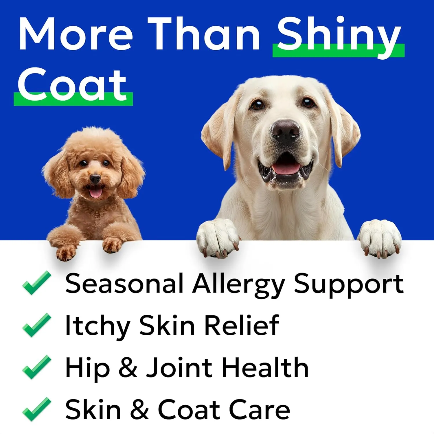 BARK&SPARK Omega 3 Fish Oil for Dogs & Cats - w/Wild Alaskan Salmon Oil for Dogs, Fish Oil Liquid Supplement for Pets, EPA DHA Fatty Acids, Skin&Coat Support 32 Oz