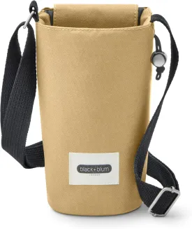 BLACK   BLUM Insulated Bottle Bag - For Adults and Kids - Made with Recycled PET and BPA Free - Bottle Bag for On The Go, Clay