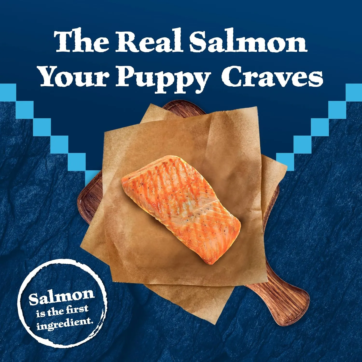 Blue Buffalo Wilderness High-Protein Natural Dry Food for Puppies, Salmon Recipe, 4.5-lb. Bag
