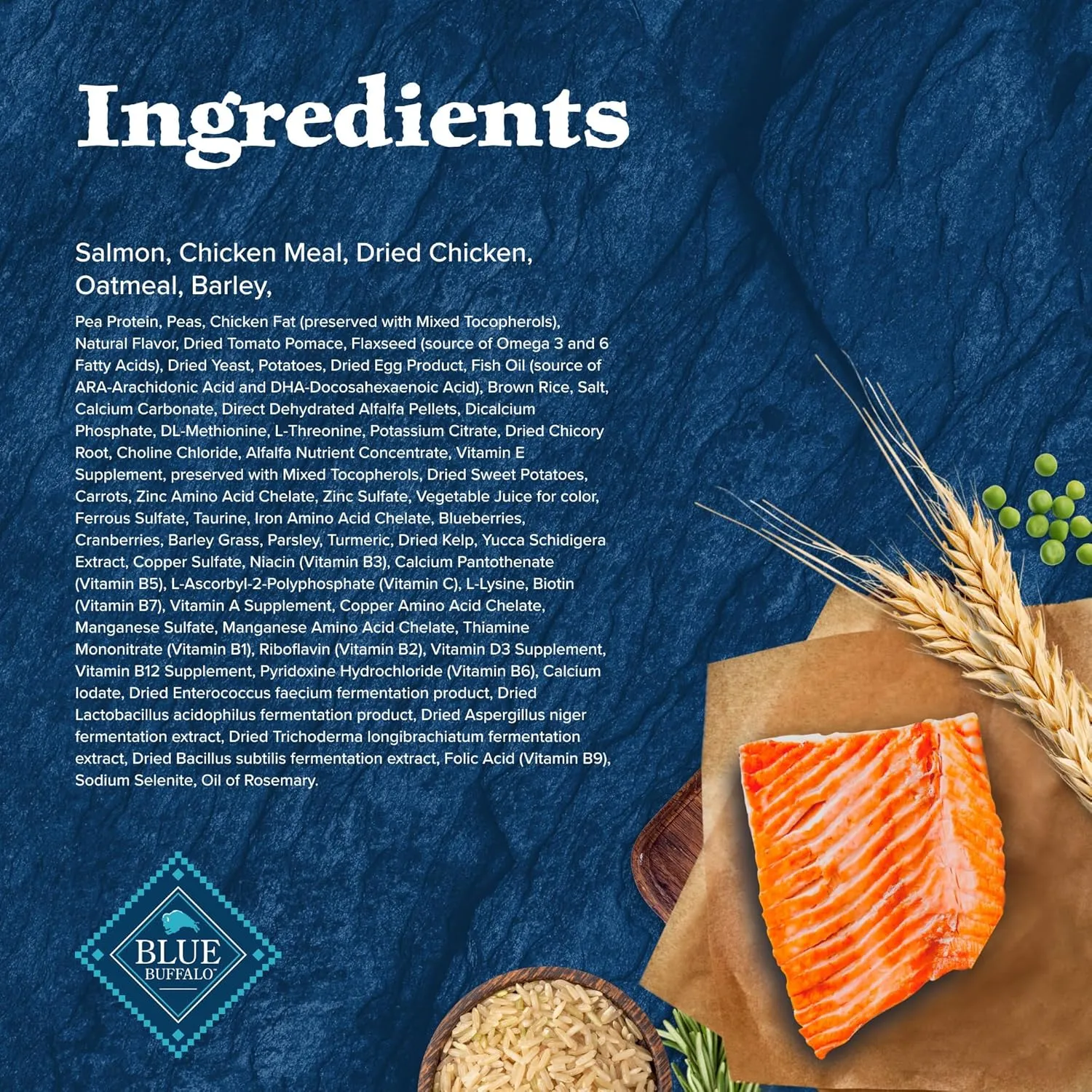 Blue Buffalo Wilderness High-Protein Natural Dry Food for Puppies, Salmon Recipe, 4.5-lb. Bag