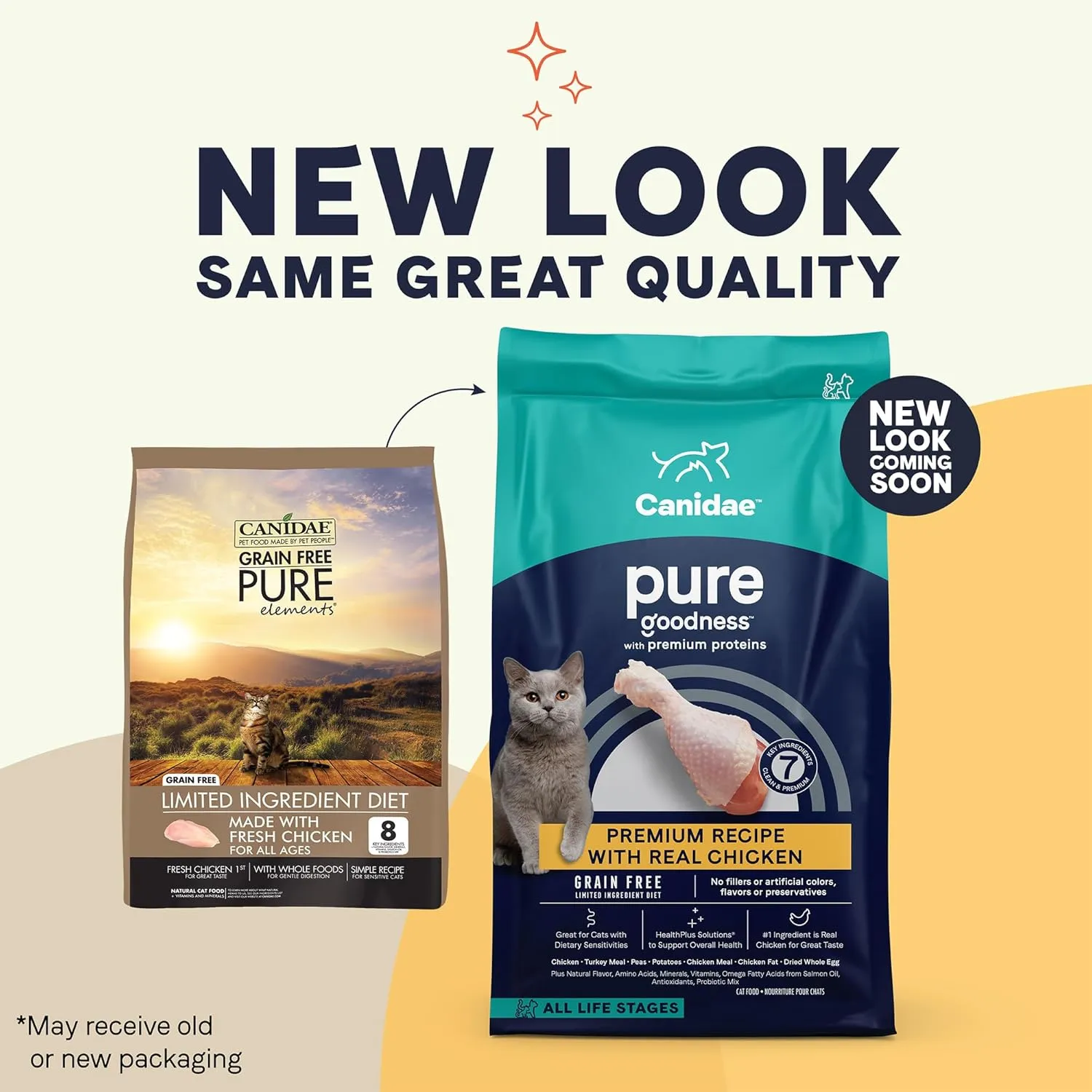 Canidae Pure Limited Ingredient Premium Dry Cat Food, Real Chicken Recipe, 5 lbs, Grain Free