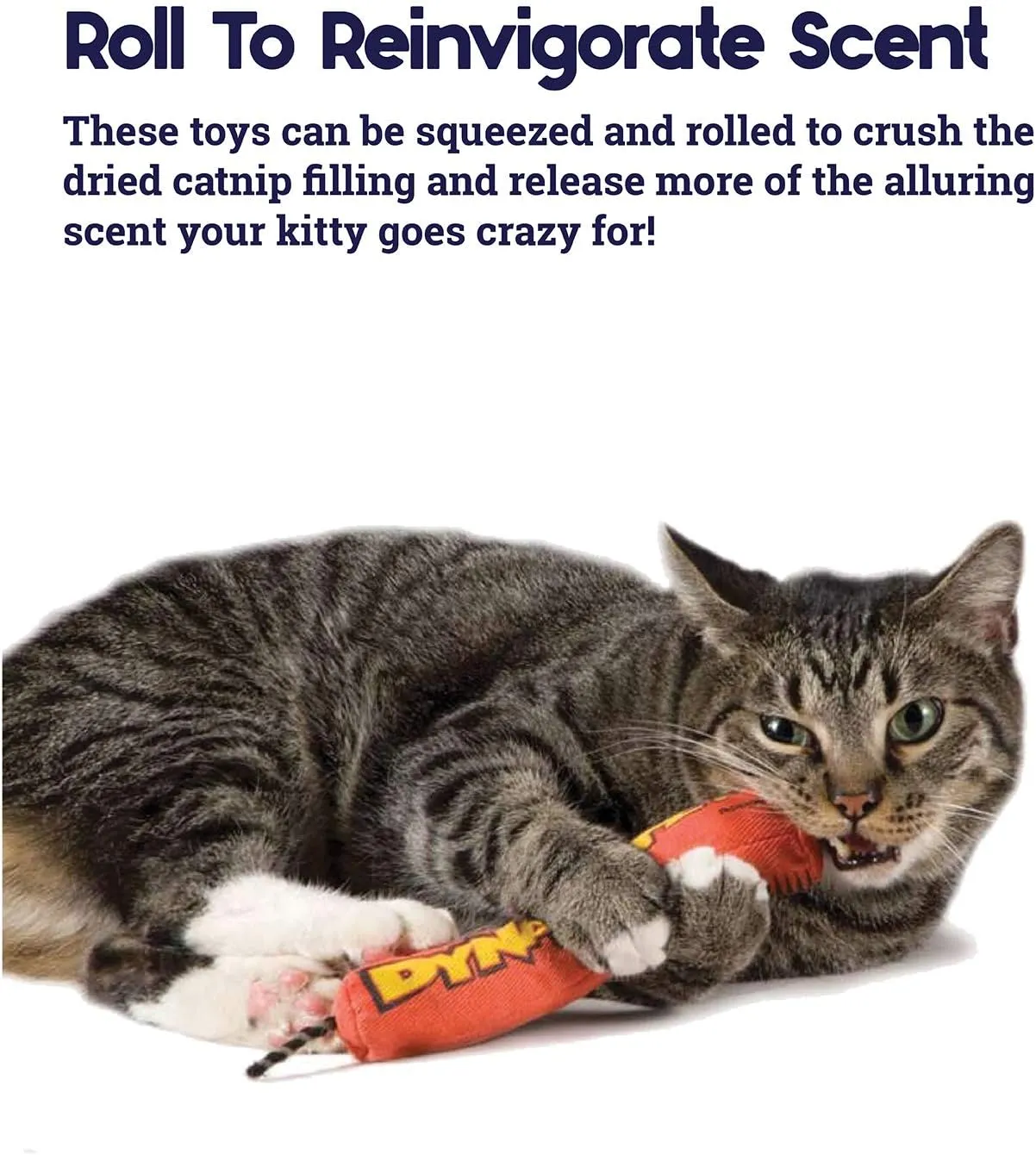 Catstages Green Magic Dynamite Stick Catnip Cat Toy