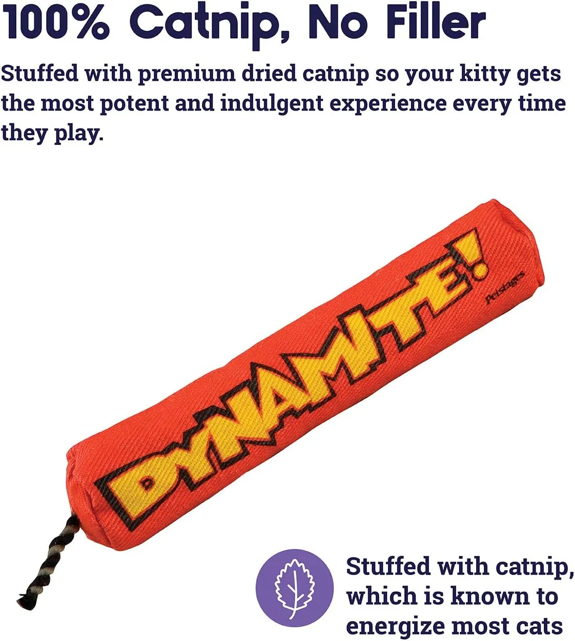 Catstages Green Magic Dynamite Stick Catnip Cat Toy