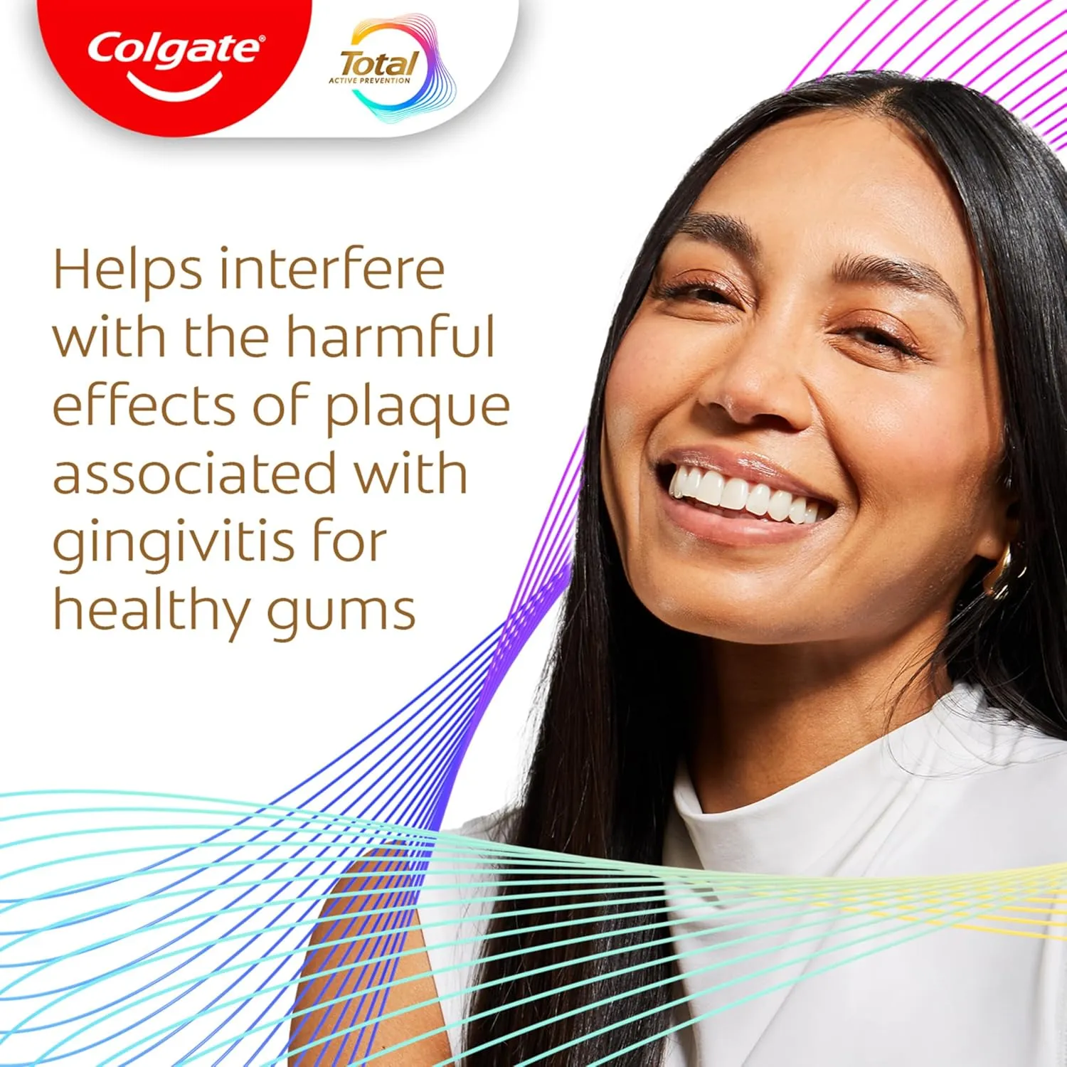 Colgate Total Plaque Pro Release Whitening Toothpaste, 2 Pack, 3.0 Oz Tubes