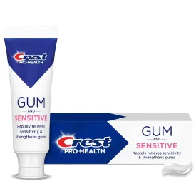 Crest Pro-Health Sensitive and Gum All Day ProtectionToothpaste 4.8 oz- Anticavity, Antibacterial Flouride Toothpaste, Clinically Proven, Sensitivity Toothpaste