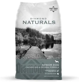 DIAMOND NATURALS Senior Real Meat Recipe Premium Dry Dog Food with Real Cage Free Chicken 6lb