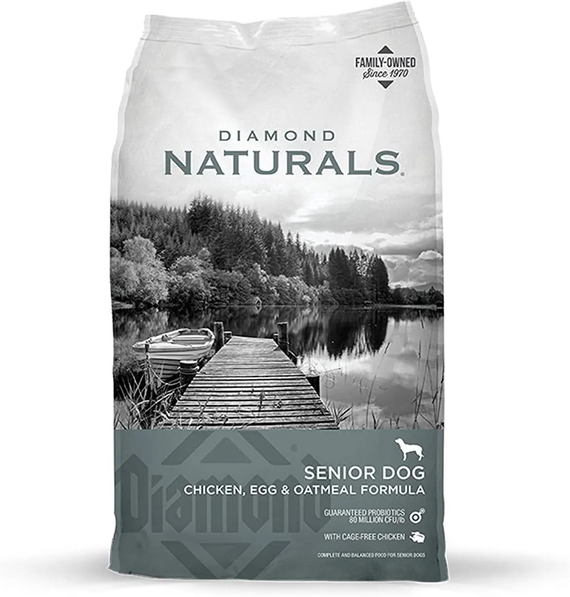 DIAMOND NATURALS Senior Real Meat Recipe Premium Dry Dog Food with Real Cage Free Chicken 6lb