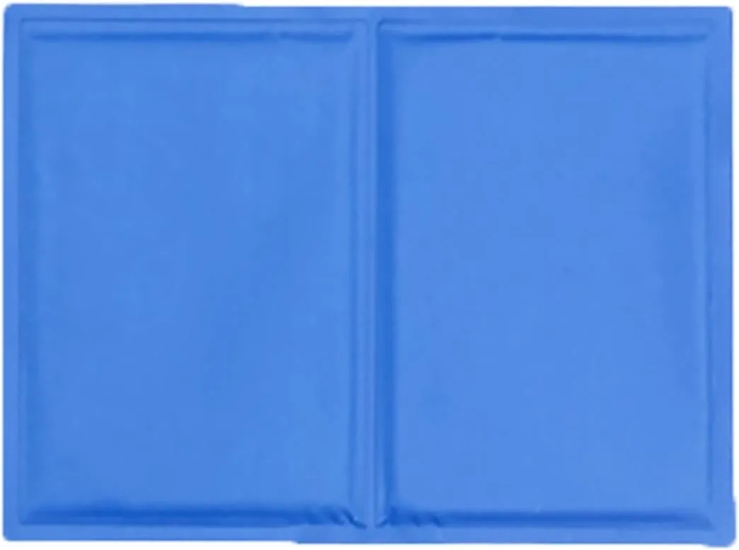 Dog Cooling Mats, Scratch-Resistant Durable Pet Cool Mats, Gel Self Cooling Pad for Dogs Cats in Hot Summer, Self Cooling Pad Mats for Kennel Crate Home Travel (Blue_M/40x50cm)