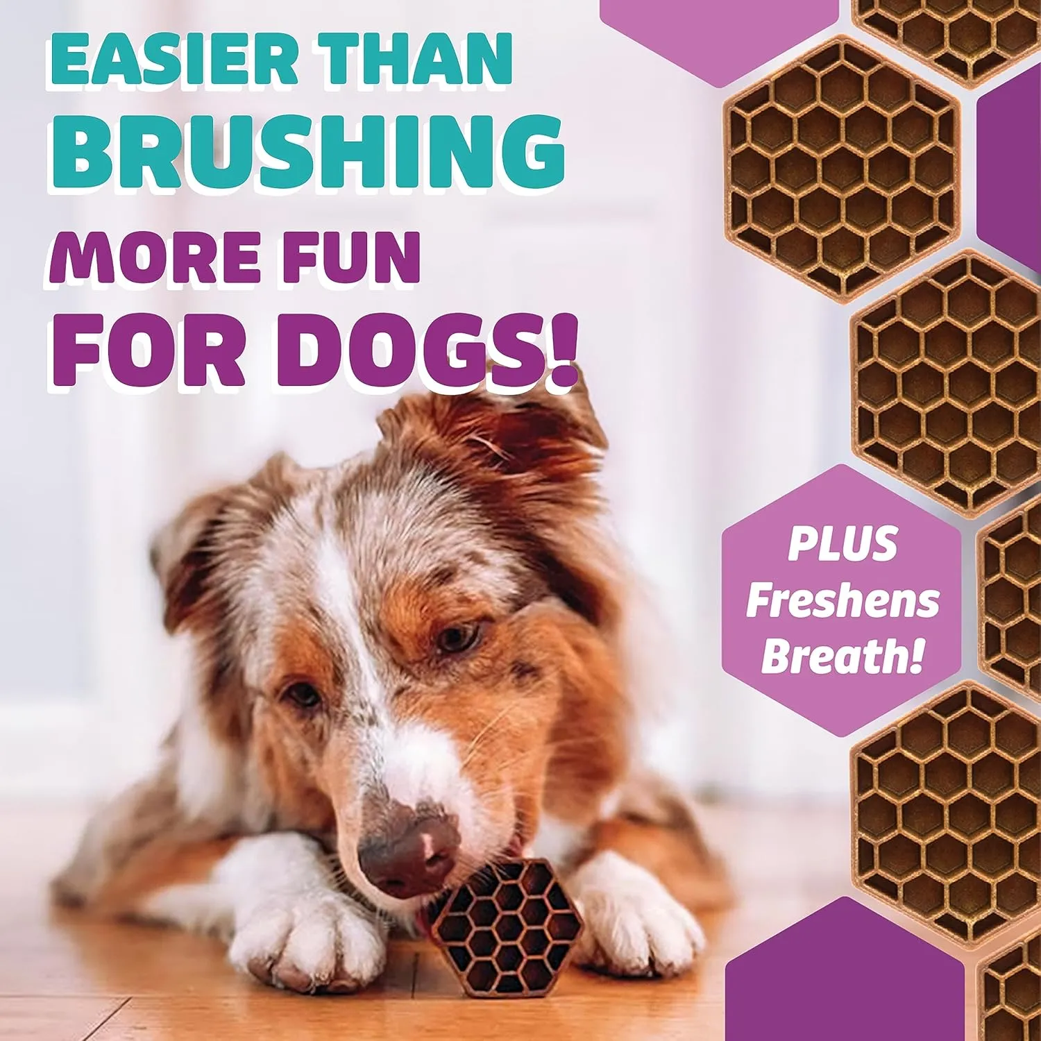 Dog Dental Treats  Vet VOHC Approved  Delicious Chicken Protein  Removes Tartar with Cleaning Comb Shape  Dental Dog Treats for Extra Small Dogs (12oz, 48 Count)