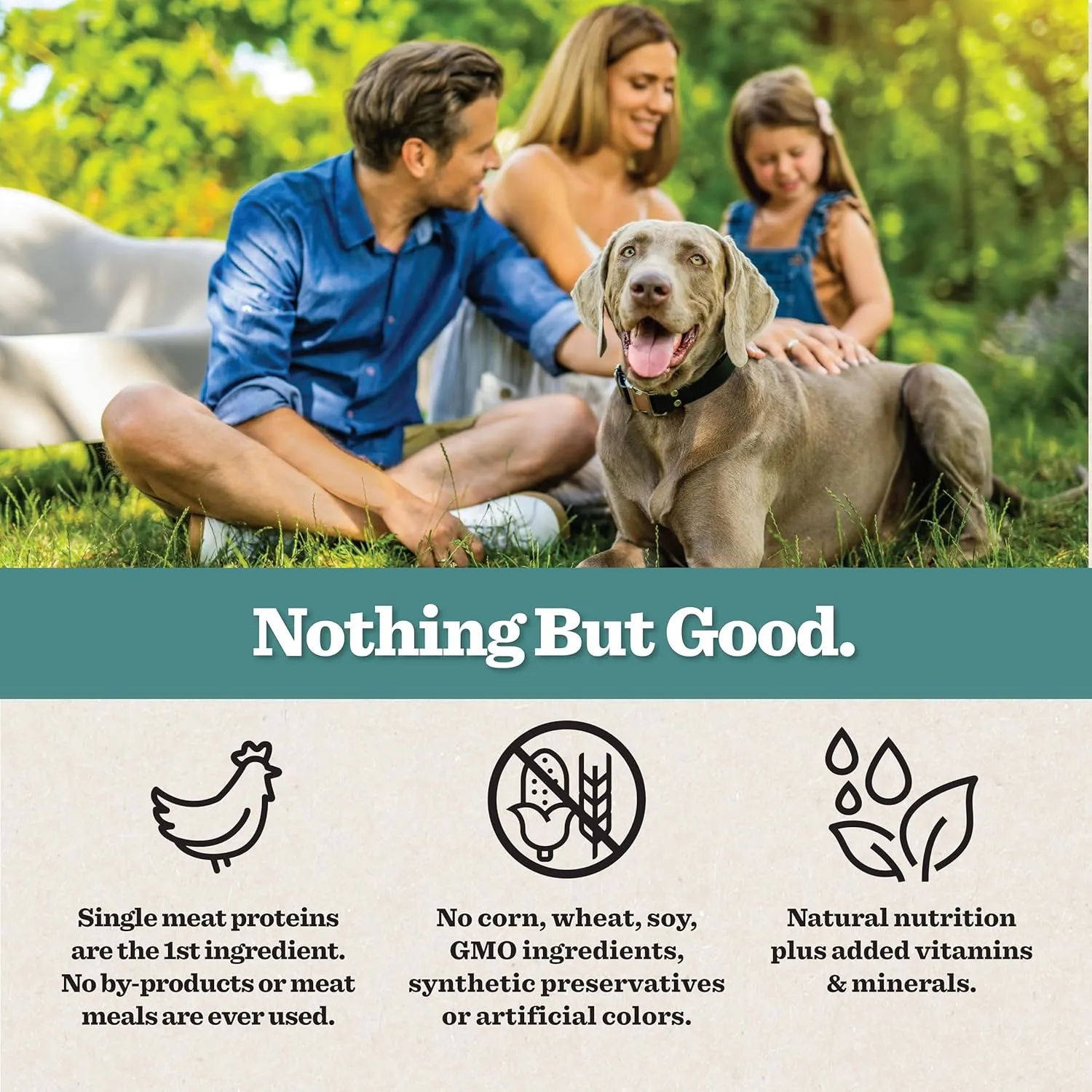 Dr. Pol Limited Ingredient Chicken Dog Food - Natural Healthy Balance Kibble, Single Meat Source, Vet Formulated for Allergies and Sensitive Stomachs, Made in USA, Chicken 4lb Bag
