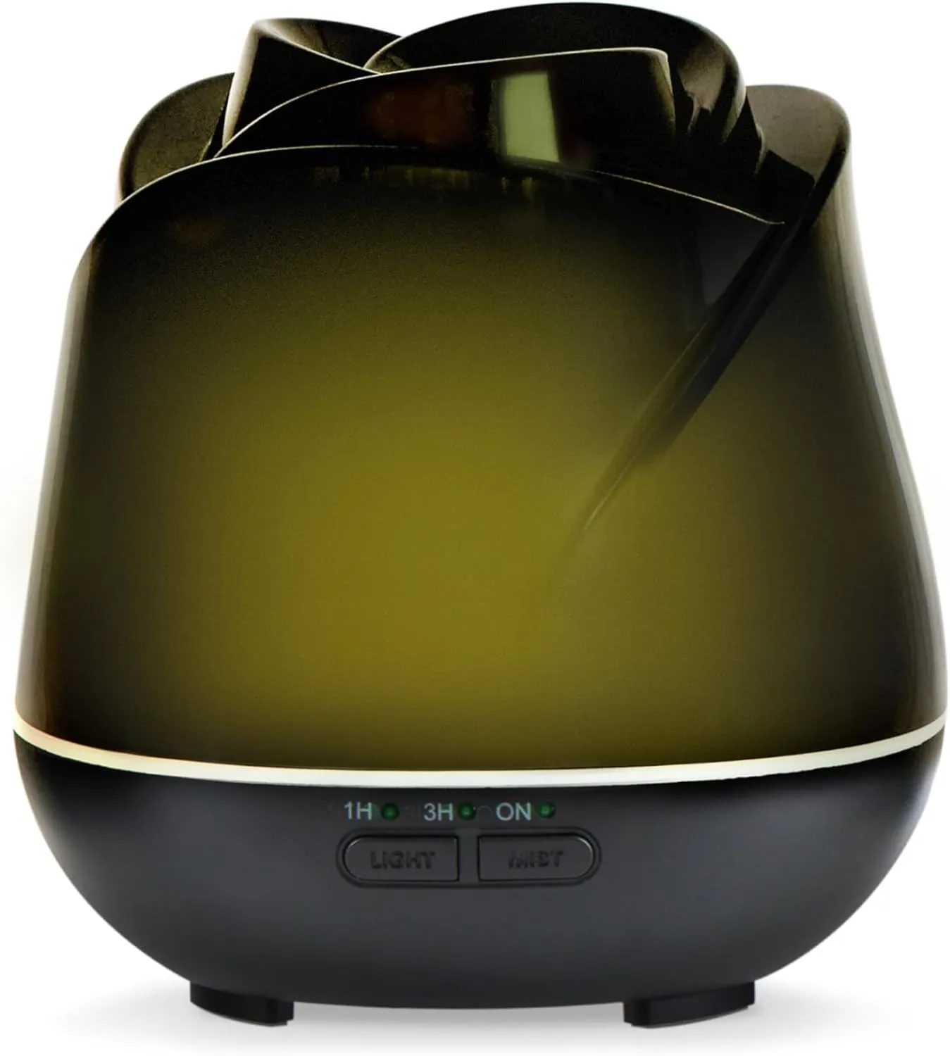 Earnest Living Rose Essential Oil Diffuser  150 ml Mini Ultrasonic Aromatherapy Diffuser for Bedroom, Desk  USB Powered, Quiet Mist, 7-Color Light, Auto Shut-Off, Gift for Women  Solid Black