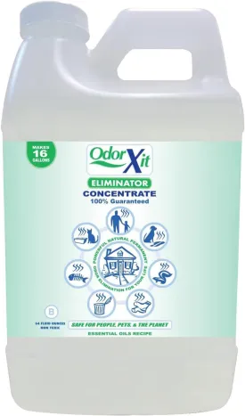 Eliminator, Versatile Natural Odor Remover, Deodorizer & Absorber, Permanently Eliminate Surface Odor, Pet Odor Eliminator, Concentrate Odor Remover, 64oz
