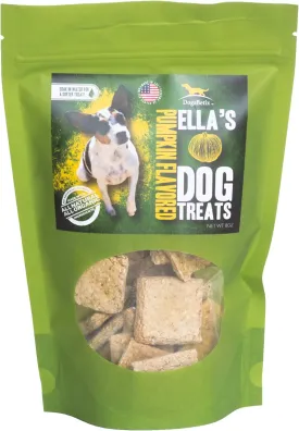Ella's Diabetic Dog Treats Pumpkin (8oz) - Low Glycemic Ingredients - Vet Approved - Made in USA by Owners of Diabetic Dogs - Developed to Help Keep Glucose Levels Stable