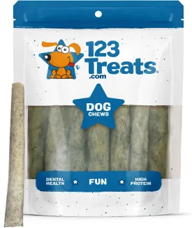 Fish Sticks Rolls for Dogs - 6 Inches (30 Count) Healthy Fish Dog Treats, Premium Chews for Dogs, Rich in Omega-3 Fatty Acids | Protein Chew with Health Benefits