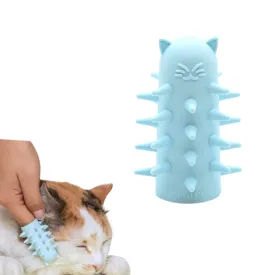 Furr&Purr Cat Brush, Made in the USA, Cat Massager, Cat Face Scratcher, Calming Care Comb for Cats, Indoor Cats (1-Pack)