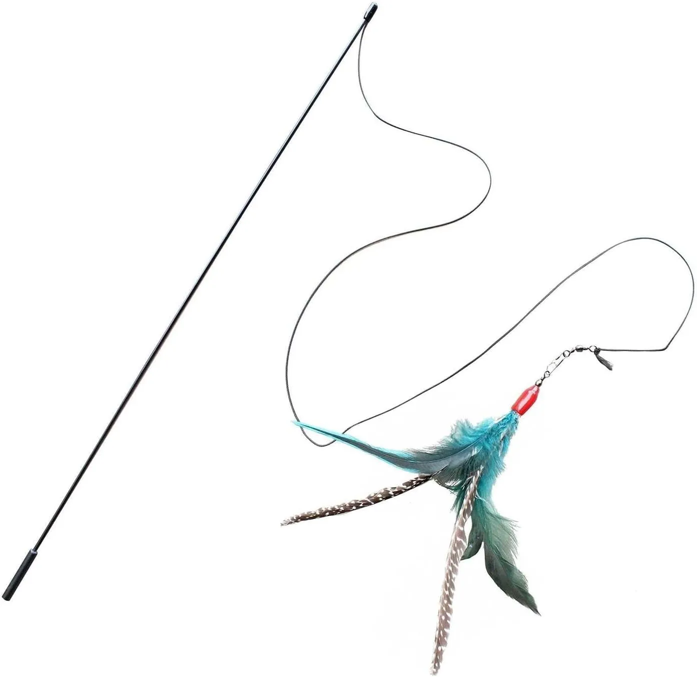 Go Cat Da Bird Single Pole Teaser on 36 inch Rod