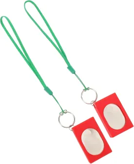 HANABASS 2pcs Pet Clicker Cat Training Clicker Training Clicker Puppy Animal Clicker Dog Training Tool Training Press Clickers Puppy Training Clickers Dog Training Clickers Dog Clicker Red