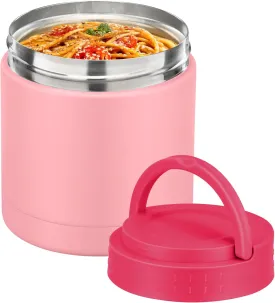 HWONMTE 10.5oz Soup Thermo for Hot Food Kids Adults Insulated Food Jar with Handle Width Mouth Leak Proof Food Containers Stainless Steel Lunch Box for Office School Travel Outdoors