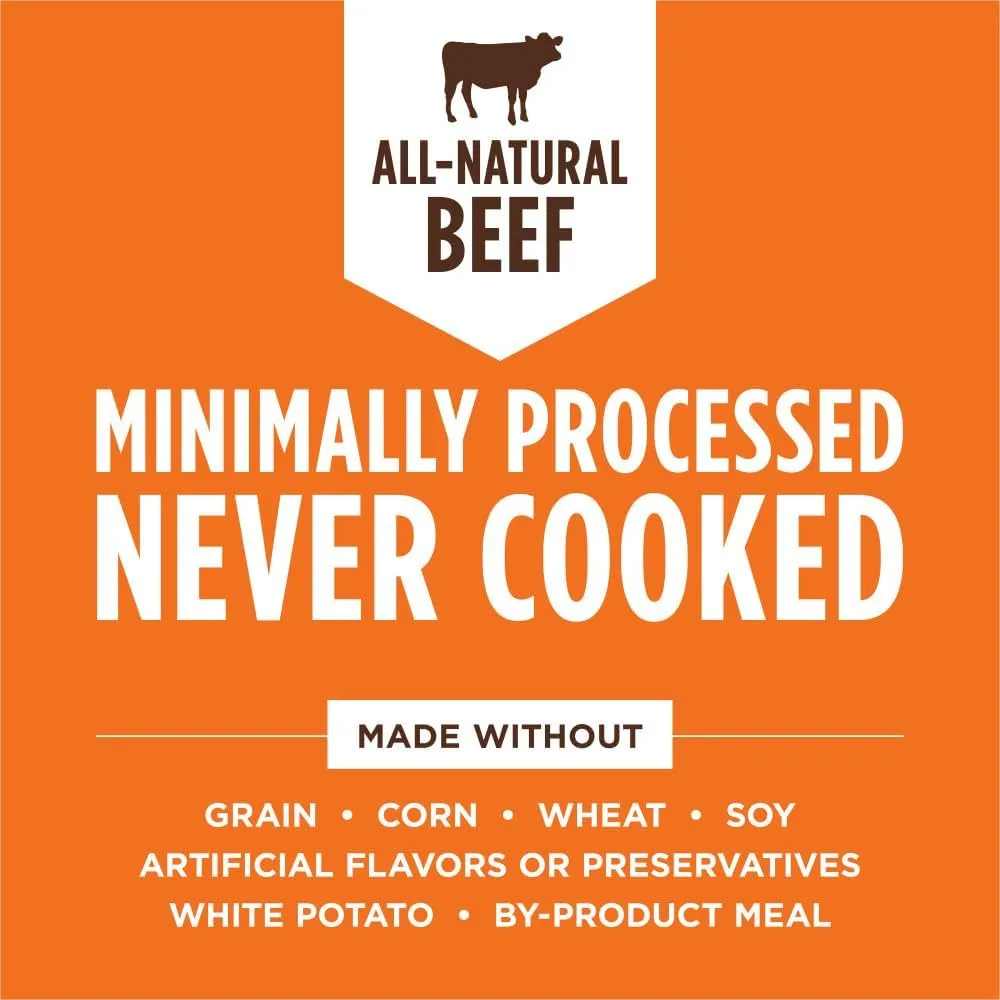 Instinct Raw Boost Mixers, Freeze Dried Dog Food Topper, Grain Free Recipe - All Natural Beef, 6 oz. Bag