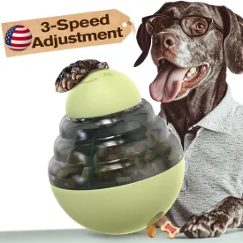 KADTC Dog Wobble Treat Tower Balls for Large/Extra-Large Dogs Aggressive Chewers Breed Tumbler Food Dispensing Puzzle Toy Slow Feeder Dispenser Enrichment Boredom Toys to Keep Them Busy Mind Games