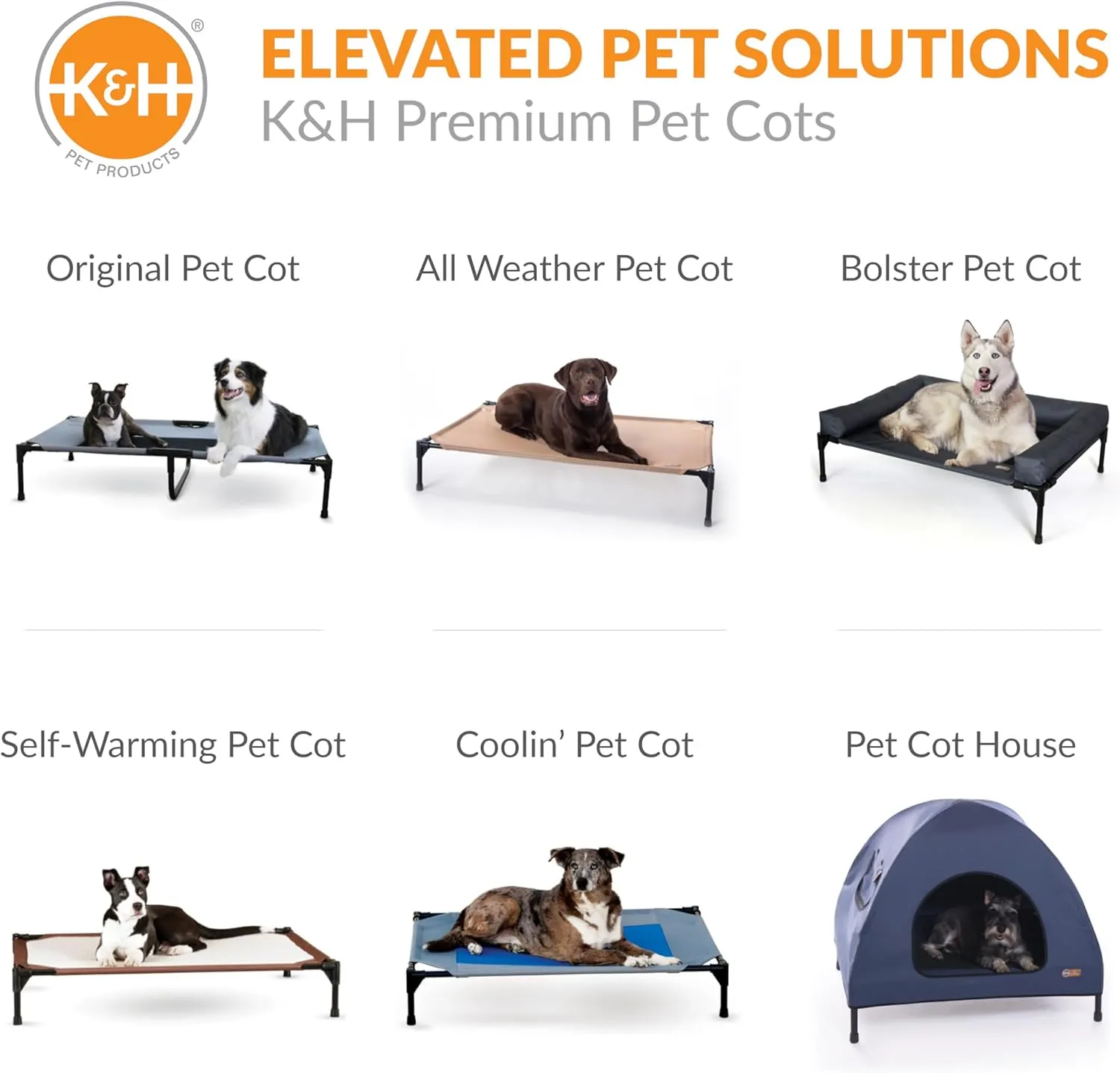 K&H Pet Products Dog Cot Replacement Cover, Designed to fit K&H Large Pet Cots (Sold Separately), Indoor Outdoor, Breathable Cooling Mesh Center, Machine Washable - Large 42 X 30in Chocolate