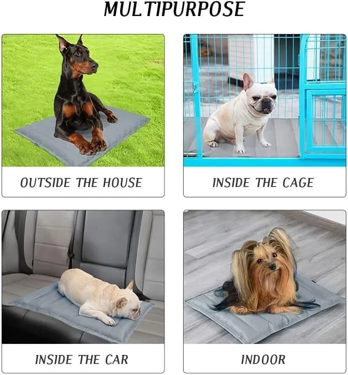 Lobster Clasp,Jewellery Clasps, Pet Dog Cooling Mat Ice Pad Teddy Mattress Pet Cool Mat Bed Cat Summer Keep Cool Pet Gel Cooling Dog Mat for Dogs (Color : Grey, Size : 45x45CM)