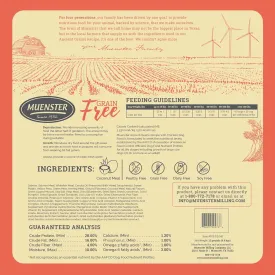 Muenster Grain Free Salmon Dry Dog Food, 22lb - Gluten-Free, High Protein, All Life Stages