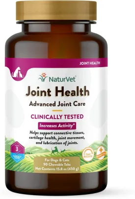 NaturVet Joint Health Time Release Level-3 Supreme Hip & Joint Dog Supplement