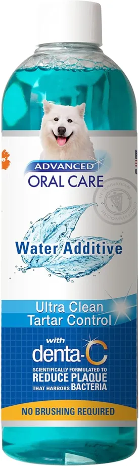 Nylabone Advanced Oral Care Pet Dental Water Additive, Liquid Tartar Remover & Breath Freshener for Dogs, Dog Teeth-Cleaning, Original Flavor, 16 oz.
