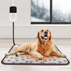 OTOFY Pet Heating Pad for Dogs, Electric Waterproof Dog Heated Mat, Chew Resistant Cord, Pet Blanket Warmer, 32.7" x 24.1"
