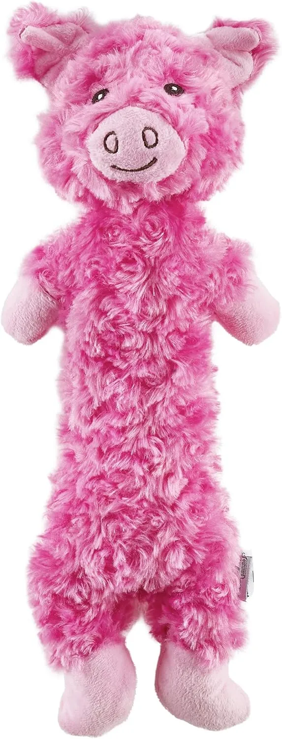 Outward Hound by Charming Pet Lil' Dudes Pig Plush Squeaky Dog Toy