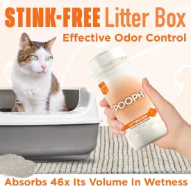 POOPH Pet Odor Eliminator Bundle  LITTERIZER, Kitty Spray & Pure Wipes Bundle | Neutralizes Pet Odors On-Contact | Fragrance-Free, Non-Toxic, Safe for Cats & Dogs | Home & Litter Box Essential Kit