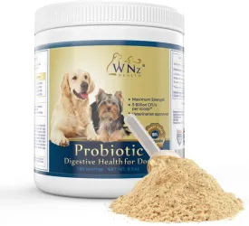 Probiotics for Dogs Digestive Health (Chicken & Bacon) - Dog Probiotic Powder Relieve Diarrhea, Constipation, & More - Dog Calming Treats  Maximum-Strength Dog Digestive Support