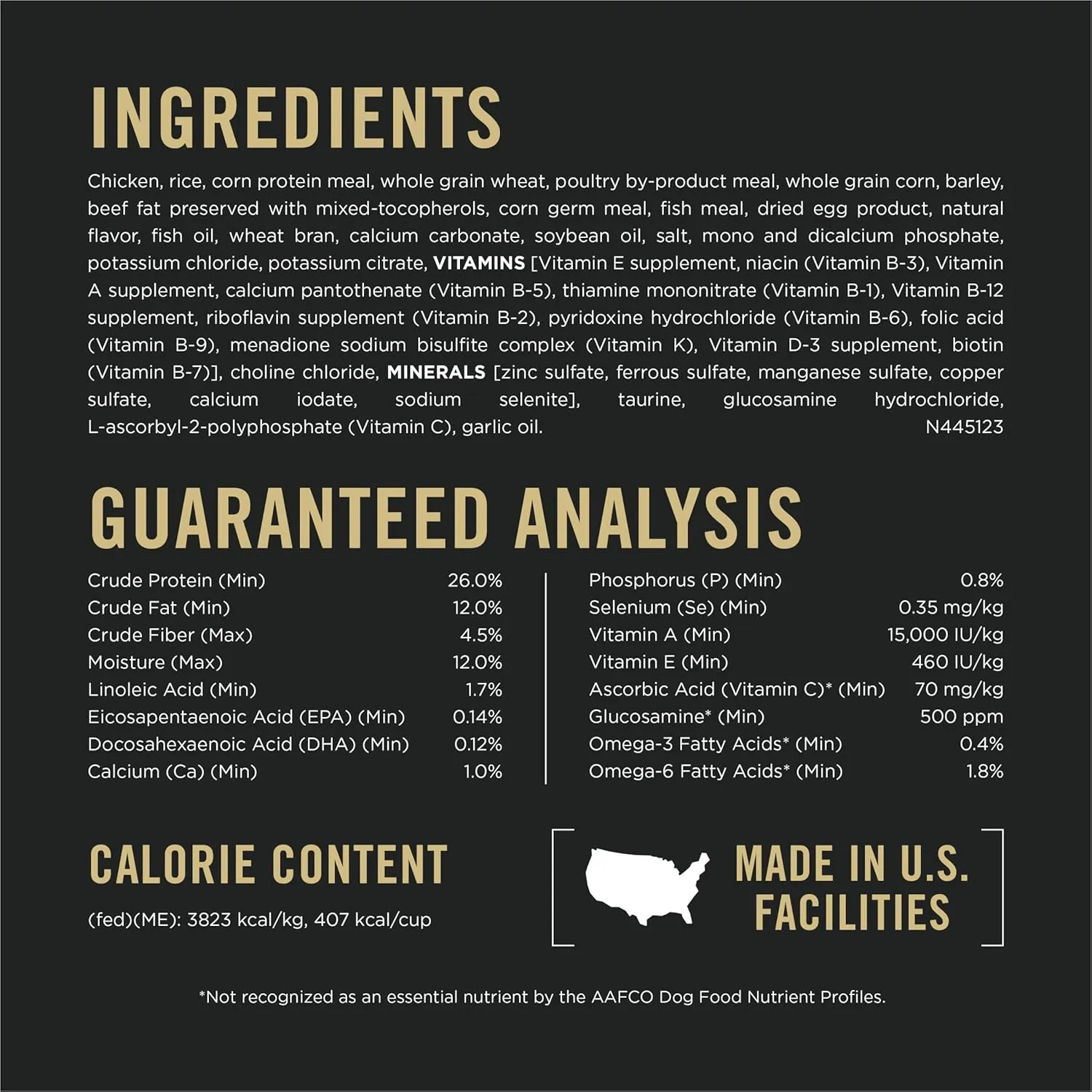 Purina Pro Plan High Protein, Digestive Health Large Breed Dog Food Dry, Chicken and Rice Formula - 34 lb. Bag