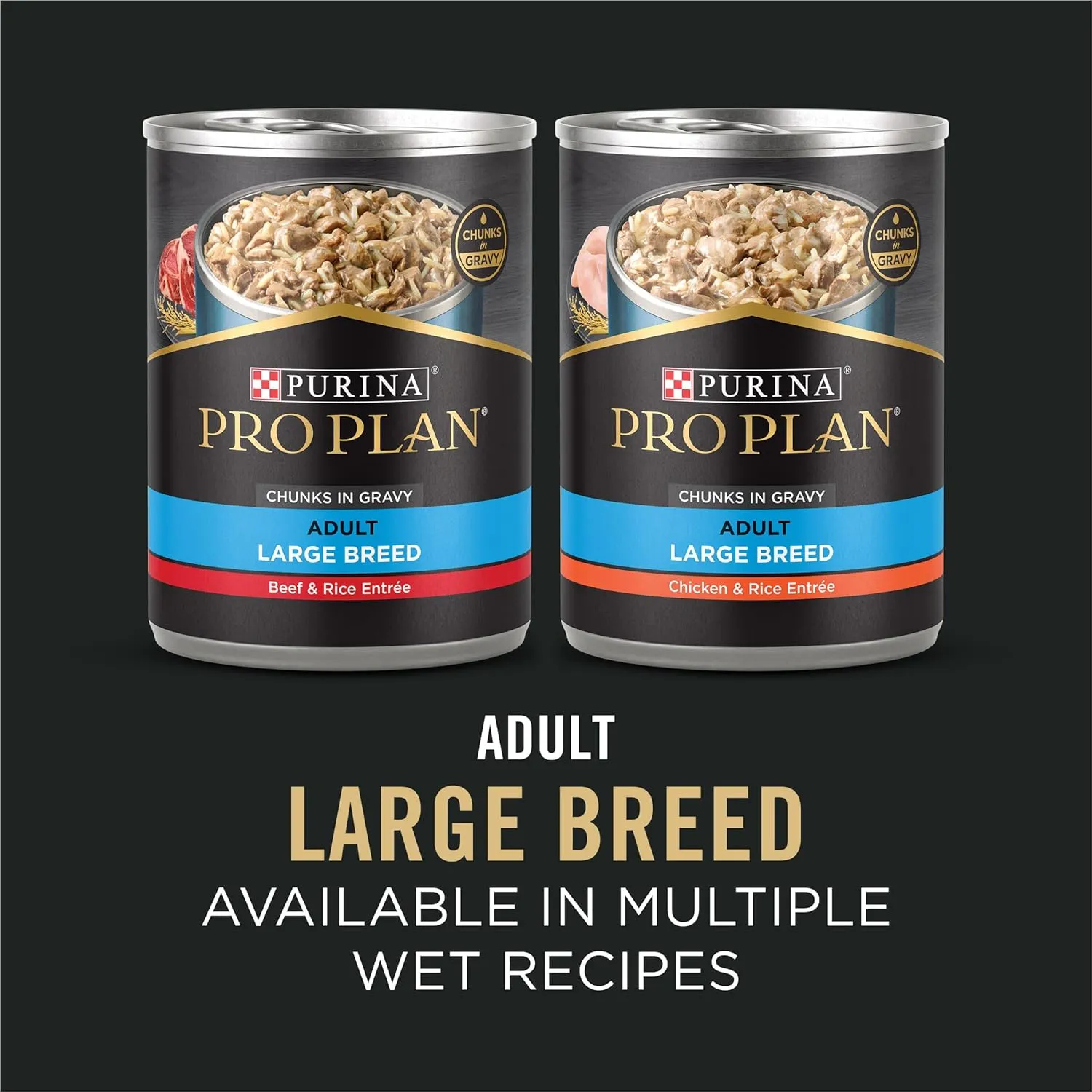 Purina Pro Plan High Protein, Digestive Health Large Breed Dog Food Dry, Chicken and Rice Formula - 34 lb. Bag