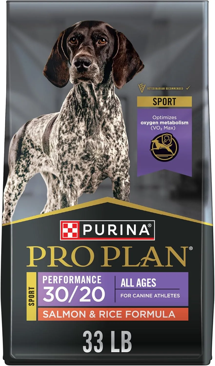 Purina Pro Plan High Protein Dog Food, Sport 30/20 Salmon and Rice Dog Food Dry Formula - 33 lb. Bag