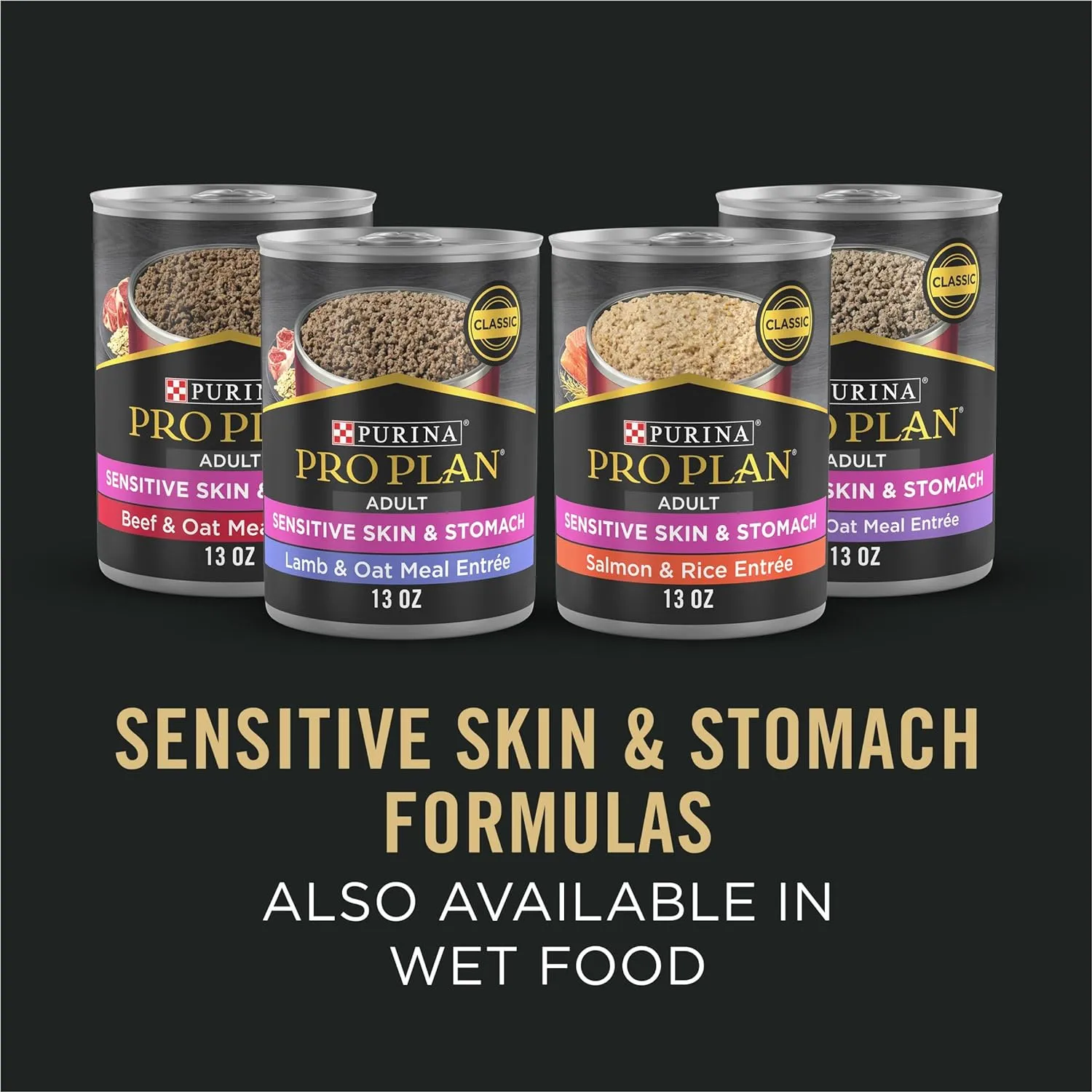 Purina Pro Plan Sensitive Skin and Stomach Dry Dog Food Senior Adult 7 Plus Salmon and Rice Formula - 16 lb. Bag