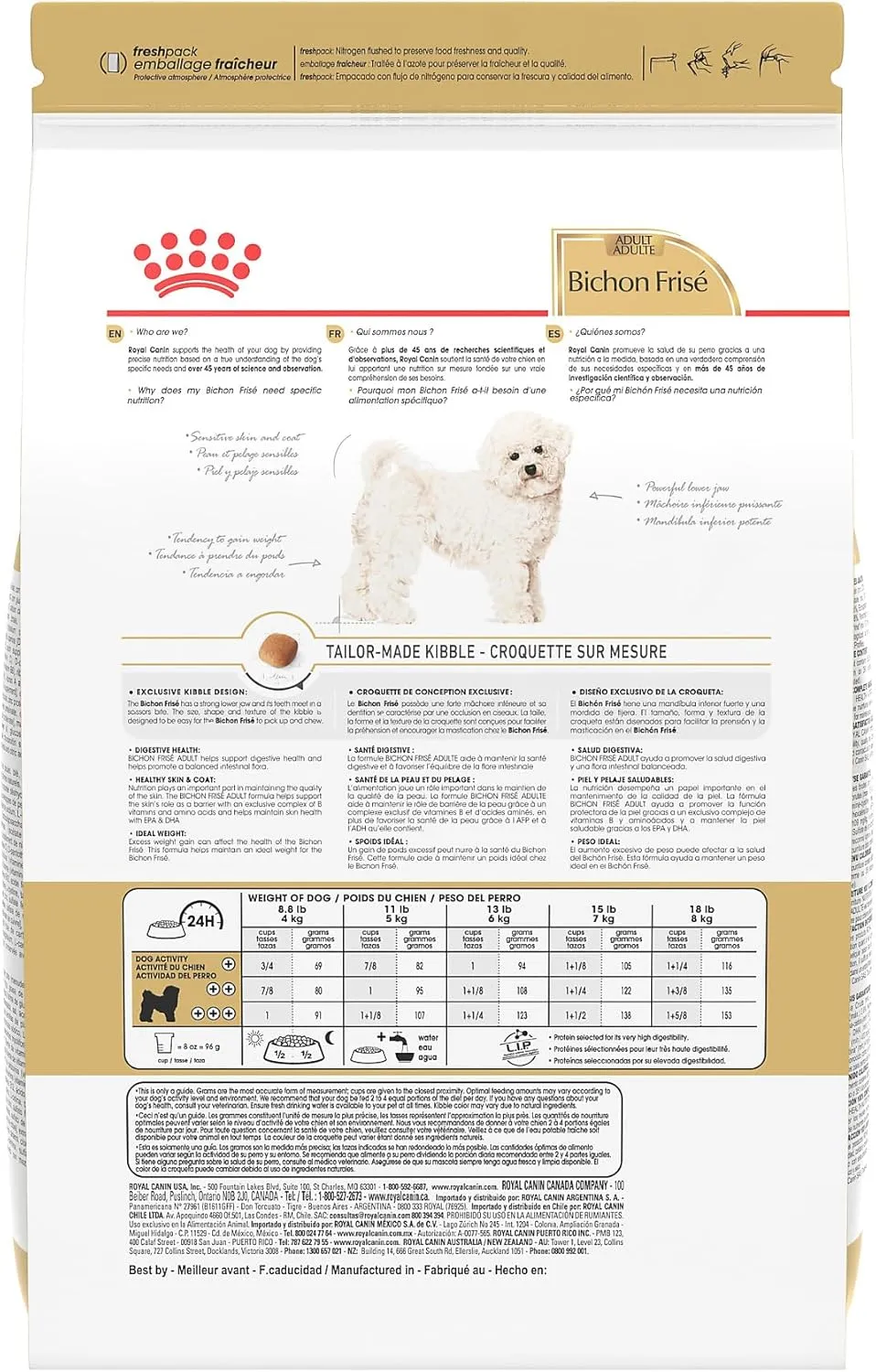 Royal Canin Bichon Frise Adult Dry Dog Food, 10 lb bag