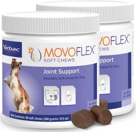 Soft Chews Hip and Joint Support Supplement for Medium Dogs -120 Count by Virbac