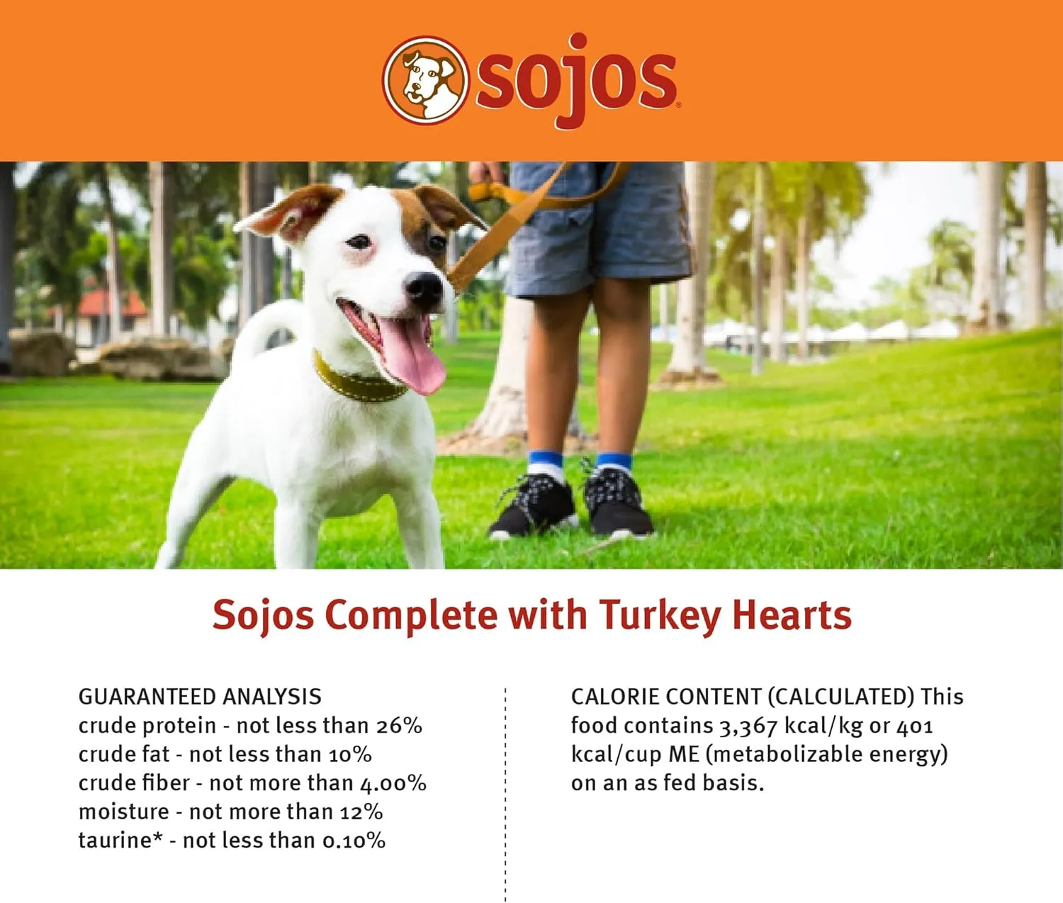 SOJOS Complete Turkey Recipe Dehydrated Dog Food, 1.75 lb, Blue