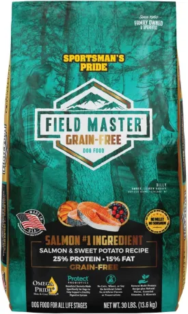 Sportsman's Pride Field Master Grain-Free Salmon & Sweet Potato Recipe Dry Dog Food, 30-lb Bag