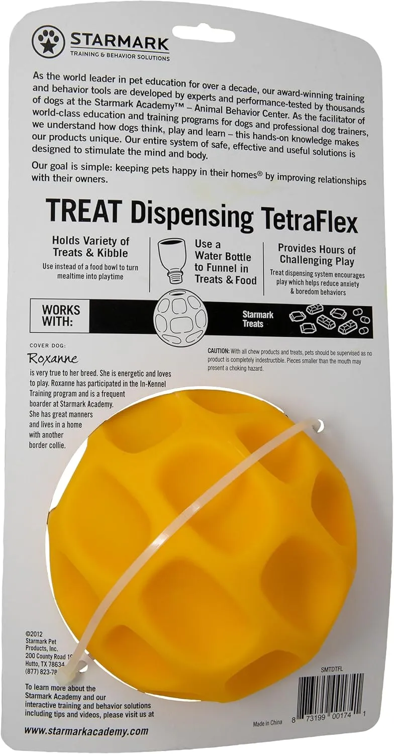 Starmark Treat Dispensing Tetraflex Dog Toy Large