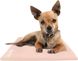 The Green Pet Shop Dog Cooling Mat Cover - Extra Small, Nude/Pink - Protect Your Cool Pet Pad from Dirt & Damage - Machine Washable