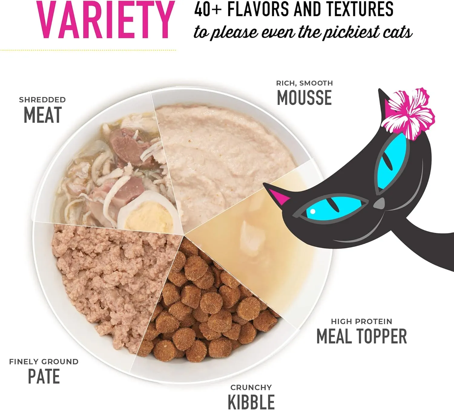 Tiki Cat Born Carnivore High Protein Dry Cat Food, Herring & Salmon Meal, 2.8 lbs. Bag