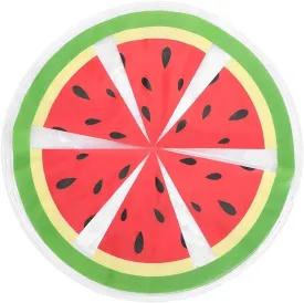 TOPINCN Pet Cooling Pad Round Pattern Water Cooling Mat Cushion Round Cooler Mat Sleeping Beds for Pet to Cool Down Round Gel Cool Mat (Watermelon)