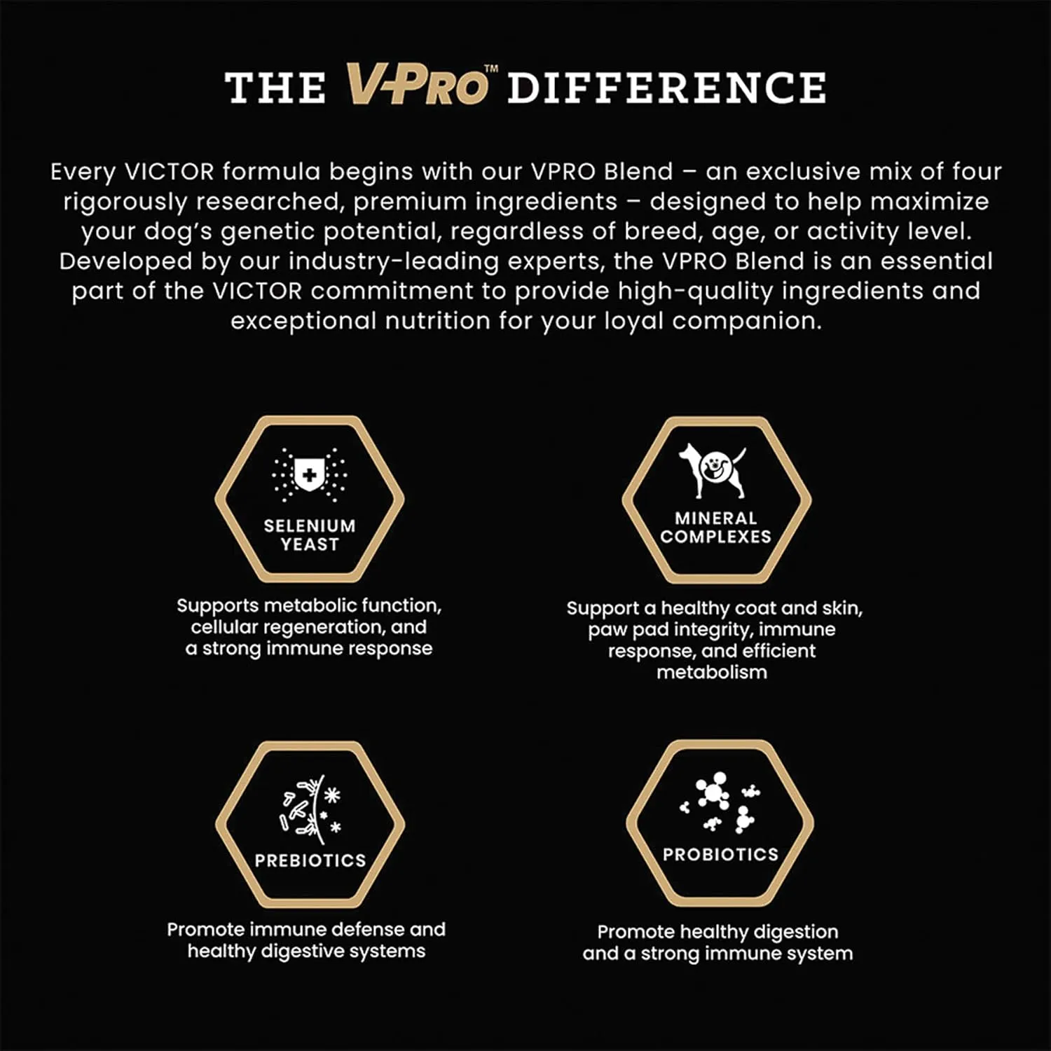 VICTOR Super Premium Dog Food  Hi-Pro Plus Dry Kibble  High Protein Dog Food with 30% Protein  Beef, Chicken, Pork, Fish Meals, Gluten Free - for High Energy and Active Dogs & Puppies, 30lbs
