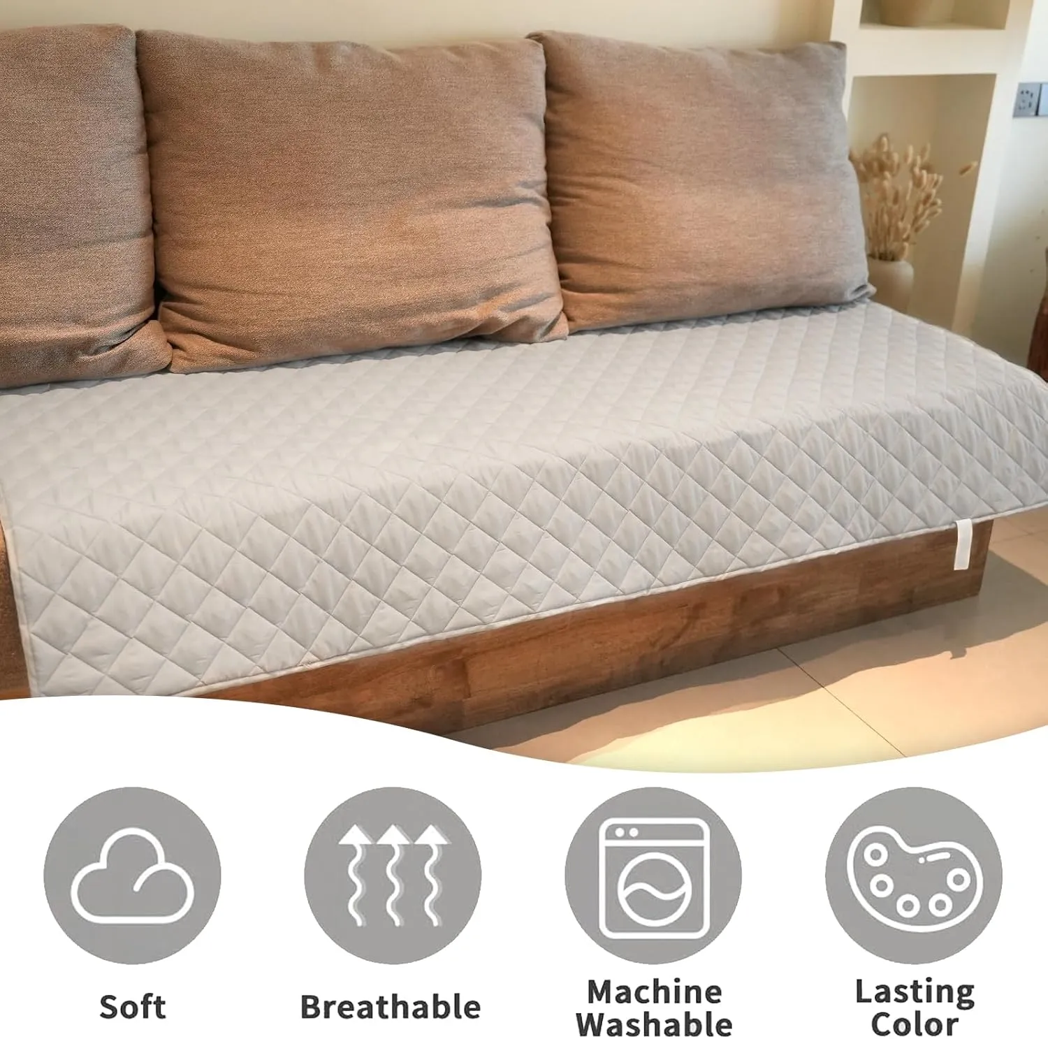 Waterproof Dog Bed Cover Pet Blanket- 40x50 inch Double-Sided Washable Pet Blanket Couch Furniture Protector Cover for Dog Cat Kids