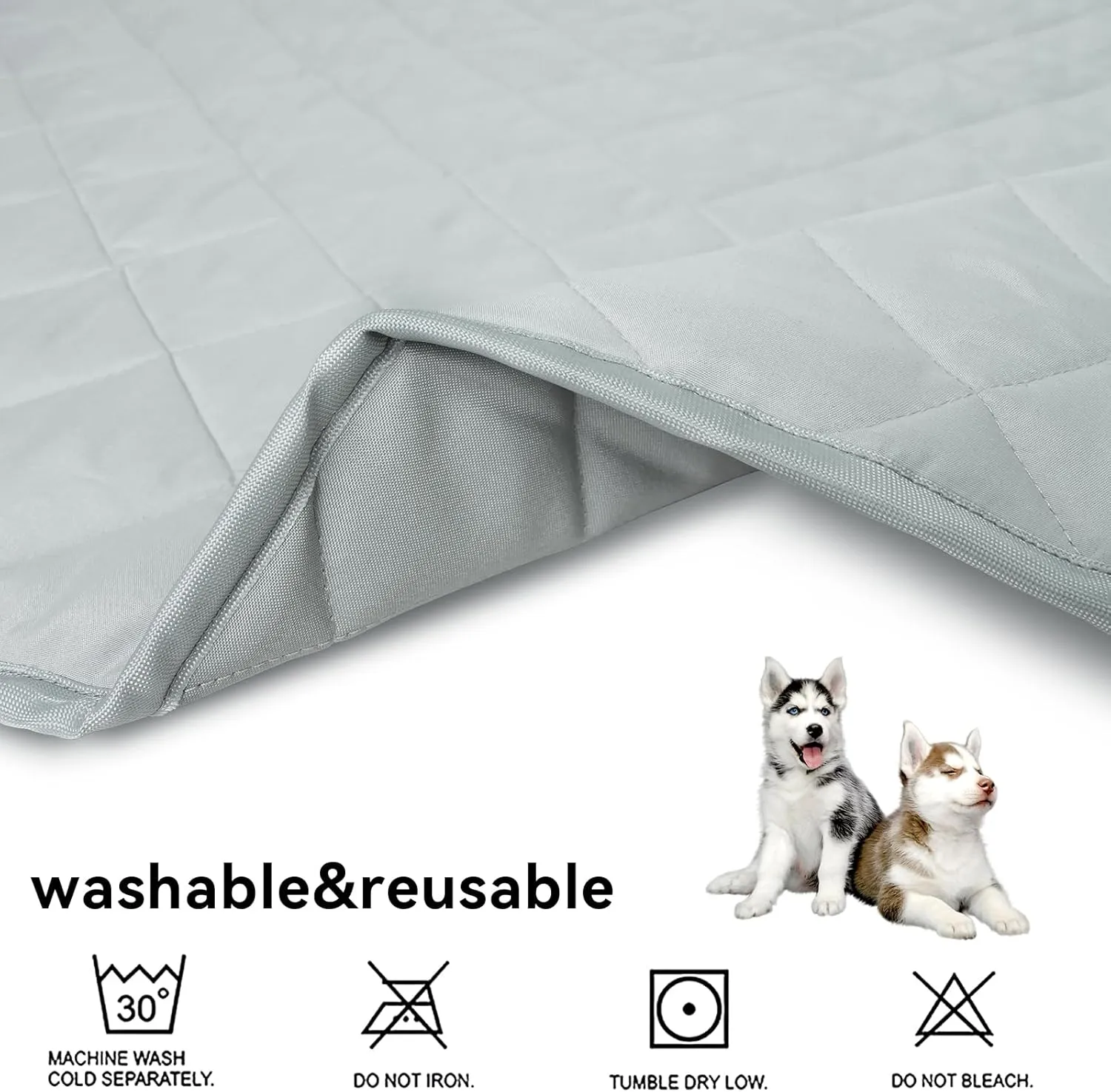 Waterproof Dog Bed Cover Pet Blanket- 40x50 inch Double-Sided Washable Pet Blanket Couch Furniture Protector Cover for Dog Cat Kids